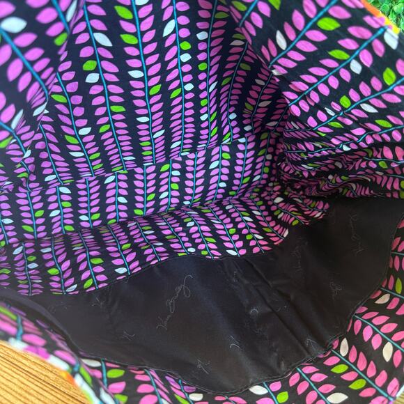 Vera Bradley Messenger Bag in Va Va Bloom Computer Bag Shoulder Bag College - Picture 7 of 10